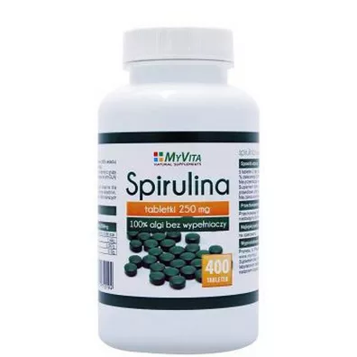 MyVita Spirulina - suplement diety 400 tab.