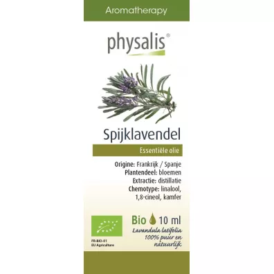Physalis Olejek eteryczny lawenda szerokolistna (spijklavendel) 10 ml