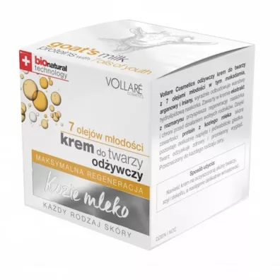 Vollare Kozie Mleko krem do twarzy od�ywczy 7 olej�w m�odo�ci 50 ml
