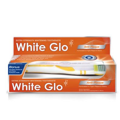 White Glo Anti-Plaque pasta do zbw zwalczajca kamie + szczoteczka 100 ml