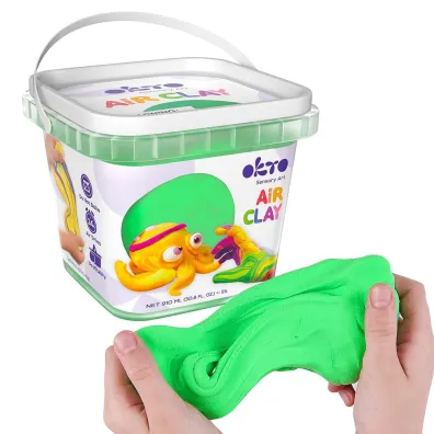 Okto Zestaw lekkiej powietrznej ciastoliny zielonej 910ml