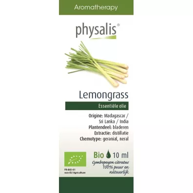 Physalis Olejek eteryczny lemongrass (trawa cytrynowa) 10 ml
