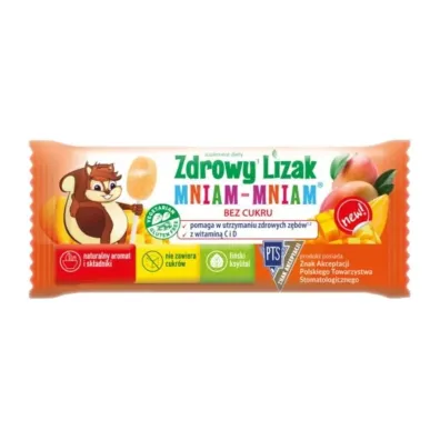 Starpharma Lizak o smaku mango mniam-mniam bezglutenowy Suplement diety 6 g