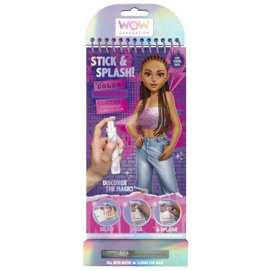 Zestaw kreatywny szkicownik WOW Splash and Create Mini WOW00142 KIDS EUROSWAN