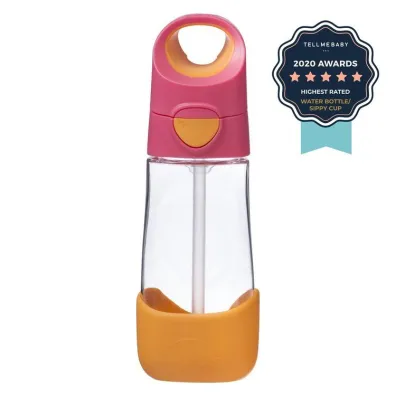 b.box Butelka tritanowa ze s�omk� Strawberry Shake 450 ml