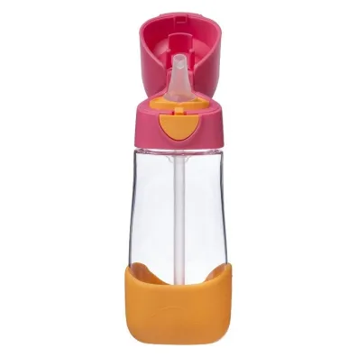 b.box Butelka tritanowa ze s�omk� Strawberry Shake 450 ml