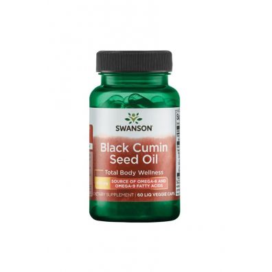 Swanson Olej z nasion czarnego kminu 500 mg - suplement diety 60 kaps.