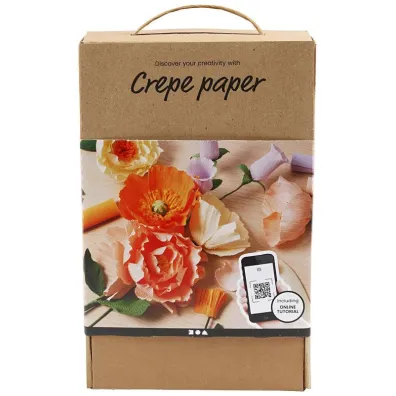 Creativ Company Zestaw z krepin� do tworzenia kwiat�w