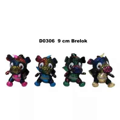 Sun-Day Brelok smok "Krakw" 9cm MIX