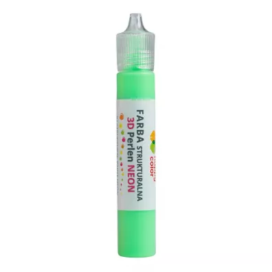 Happy Color Farba strukturalna 3D- Perlen 32 ml, neon zielony