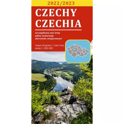 Mapa drogowa Czechy 1:440 000 laminowana (wyd. 2022)