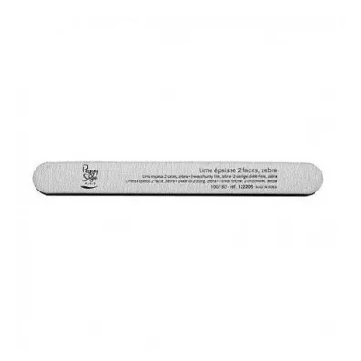 Peggy Sage 2-Way Giant Nail File Zebra Medium du�y dwustronny pilnik do paznoki 180/180 Zebra
