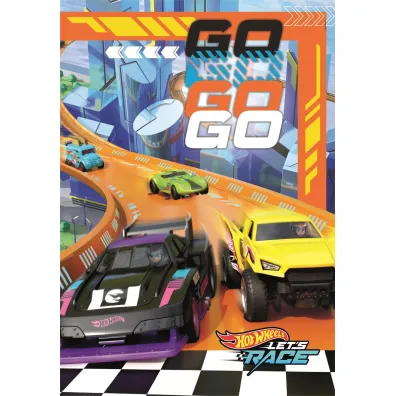 Puzzle 104 el. SuperColor. Hot Wheels Clementoni