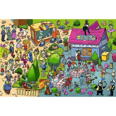 Puzzle 160 el. Trefliki celebruj�