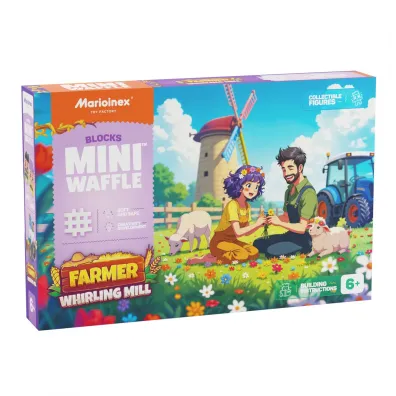 Mini Waffle KLOCKI KONSTR WAFLE MINI 100EL ZAKRECONY MLYN PU
