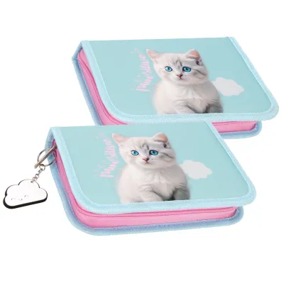 Pi�rnik 1zamek 2klapki bez wyposa�enia Cuties Kitty STARPAK 550991