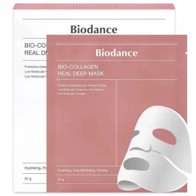 Biodance Bio Collagen-Real Deep Mask uj�drniaj�ca maska kolagenowa 4 x 34 g