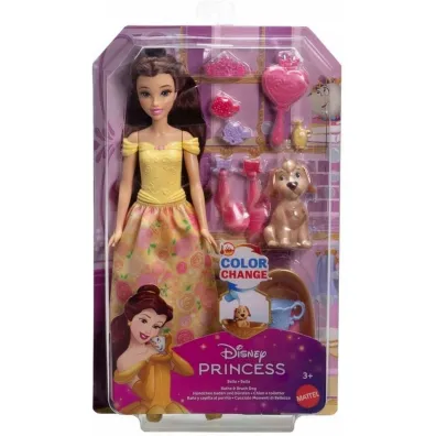 Disney Princess. Bella i piesek K�piel Mattel