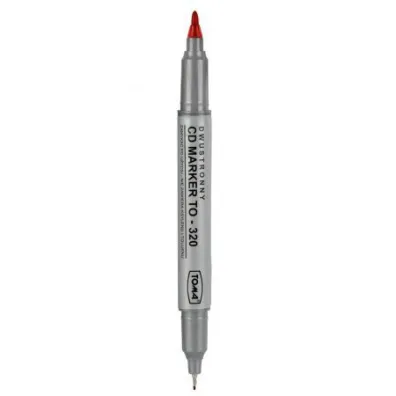 Toma Marker do CD dwustronny czerwony
