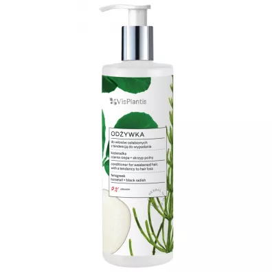 Vis Plantis Od�ywka do w�os�w os�abionych z tendencj� do wypadania Kozieradka Czarna Rzepa i Skrzyp Polny 400 ml