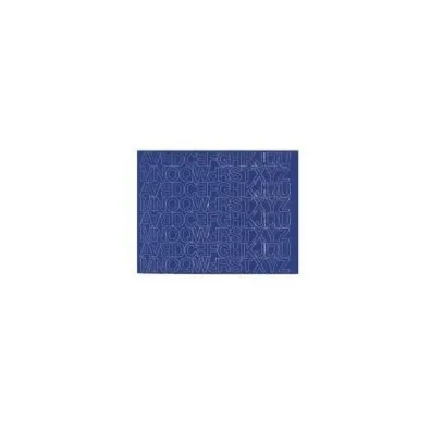 Artdruk Litery samoprzylepne 1,5 cm 8 arkuszy niebieski
