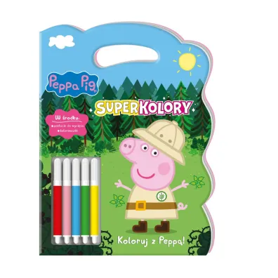 Koloruj z Pepp�! �winka Peppa. SuperKolory