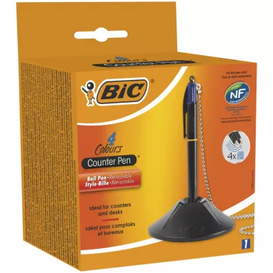 Bic Dugopis 4 Colours Counter Pen pudeko niebieski