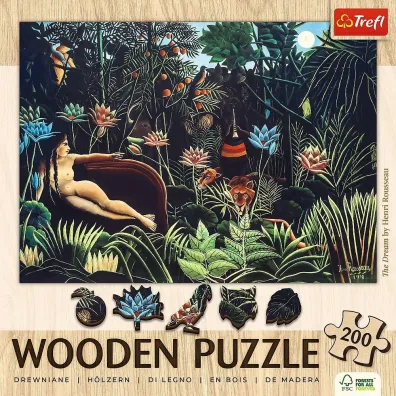 Puzzle drewniane 200 el. Sen Henri Rousseau Trefl