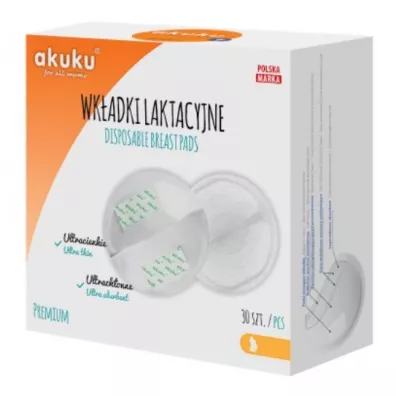 Akuku Wk�adki laktacyjne �elowe Premium