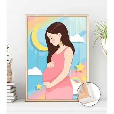 Twoje Hobby Malowanie po numerach - Dziewczyna w ci��y 40x50cm
