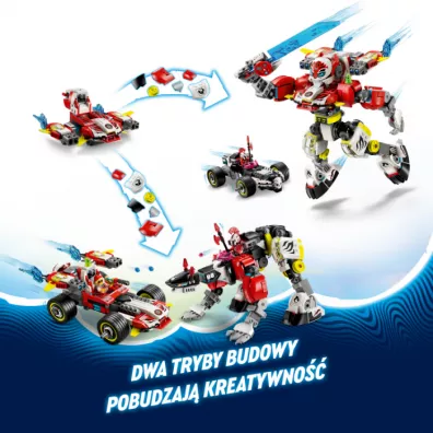 LEGO DREAMZzz Tygrysi mech Coopera i hot rod Zero 71497