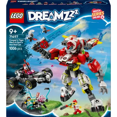 LEGO DREAMZzz Tygrysi mech Coopera i hot rod Zero 71497