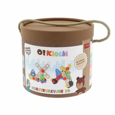 O! Klocki drewniane klocki konstrukcyjne 35 element�w
