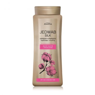 Joanna Jedwab szampon wygładzający do włosów suchych i zniszczonych 400 ml