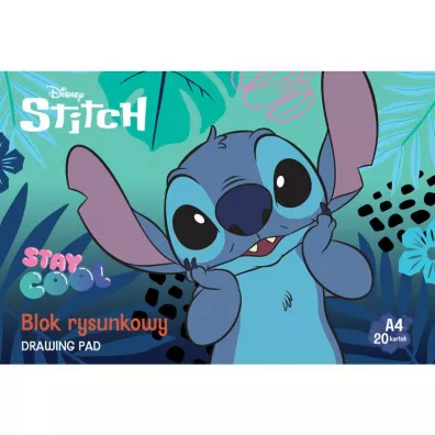 St. Majewski Blok rysunkowy A4 Stitch 20 kartek