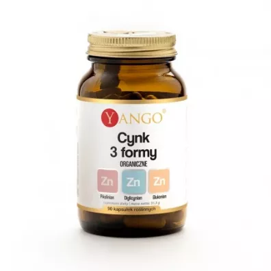 Yango Cynk 3 formy - suplement diety 90 kaps.