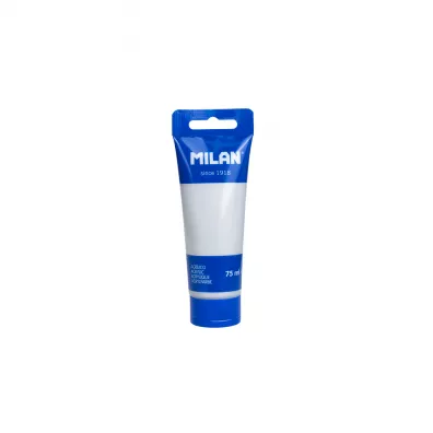 Milan Farba akrylowa w tubce srebrna 75ml