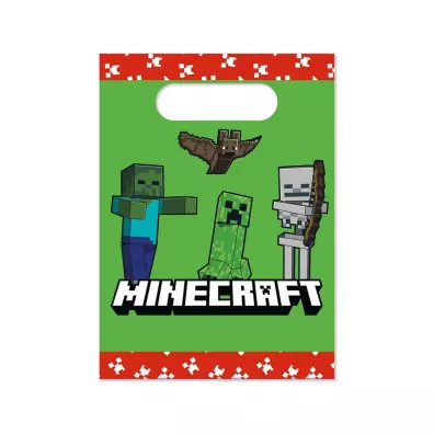 Procos Torebki papierowe Minecraft