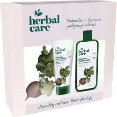 Herbal Care Farmona Zestaw piel�gnacja w�os�w czarna rzep 330 ml + 200 ml
