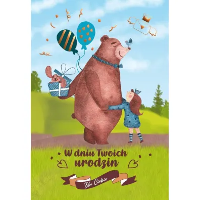 Trend Kartka okoliczno�ciowa W dniu urodzin mi�