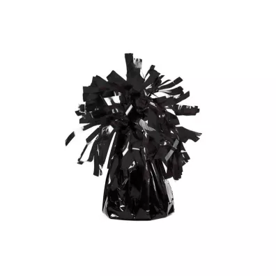 PartyDeco Ci�arek do balon�w foliowy czarny 4 szt.