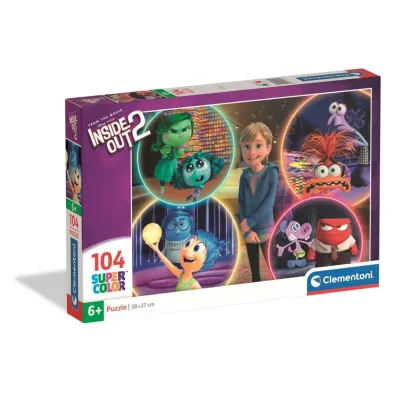 Puzzle 104 SuperKolor Inside Out 2 Clementoni