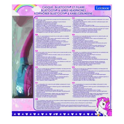 S�uchawki 2 w 1 Unicorn Lexibook HPBT010UNI