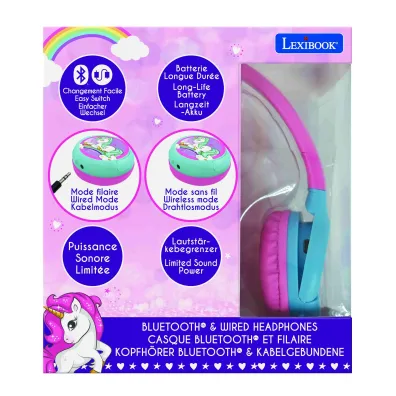 S�uchawki 2 w 1 Unicorn Lexibook HPBT010UNI
