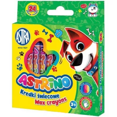 Astra Kredki �wiecowe 24 szt.