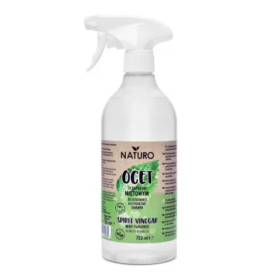 Naturo Ocet o zapachu mi�towym do mycia 750 ml