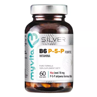 Myvita Silver Witamina B6 P-5-P Forte Suplement diety 60 kaps.