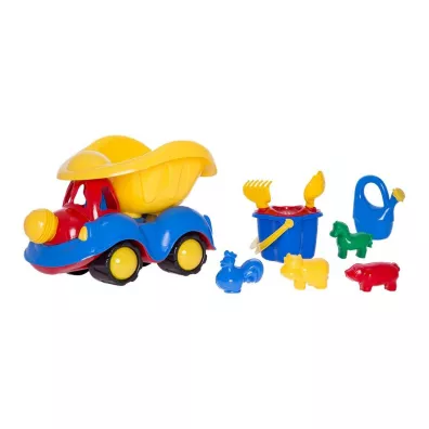 Samoch�d pajacyk z kompletem mini koniczynka 9el Hemar Family