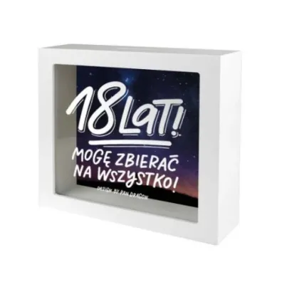 Skarbonka HOME2 18 mog� zbiera� na wszystko (15x15x5cm) Pan Dragon