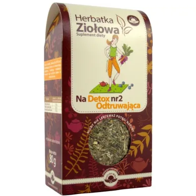 Natura Wita Herbata Zio�owa na Detox nr 2 Odtruwaj�ca Suplement diety 80 g